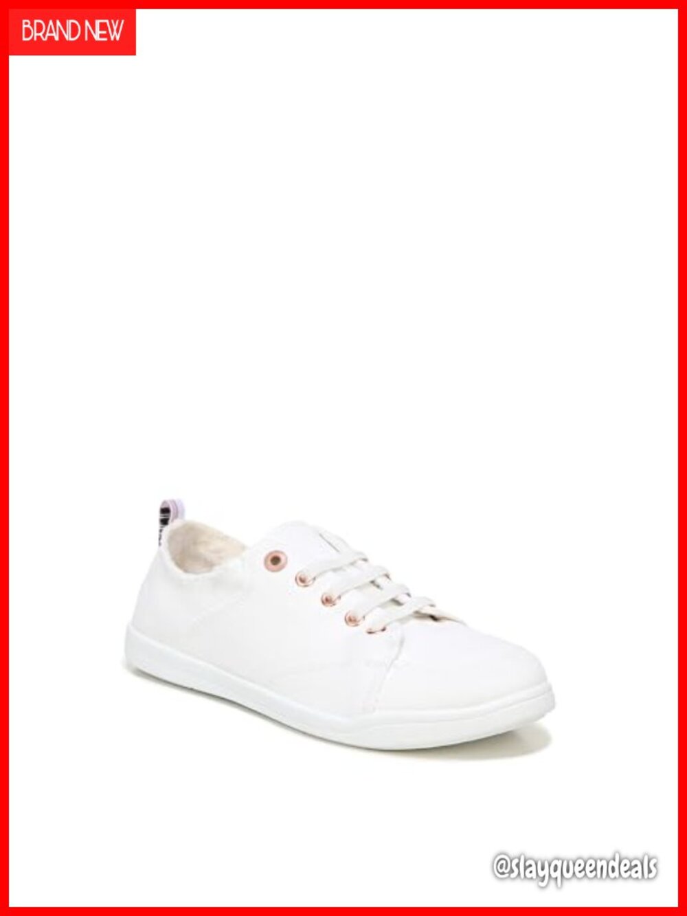 Vionic Pismo Eco-Conscious Cotton Canvas Supportive Sneaker
